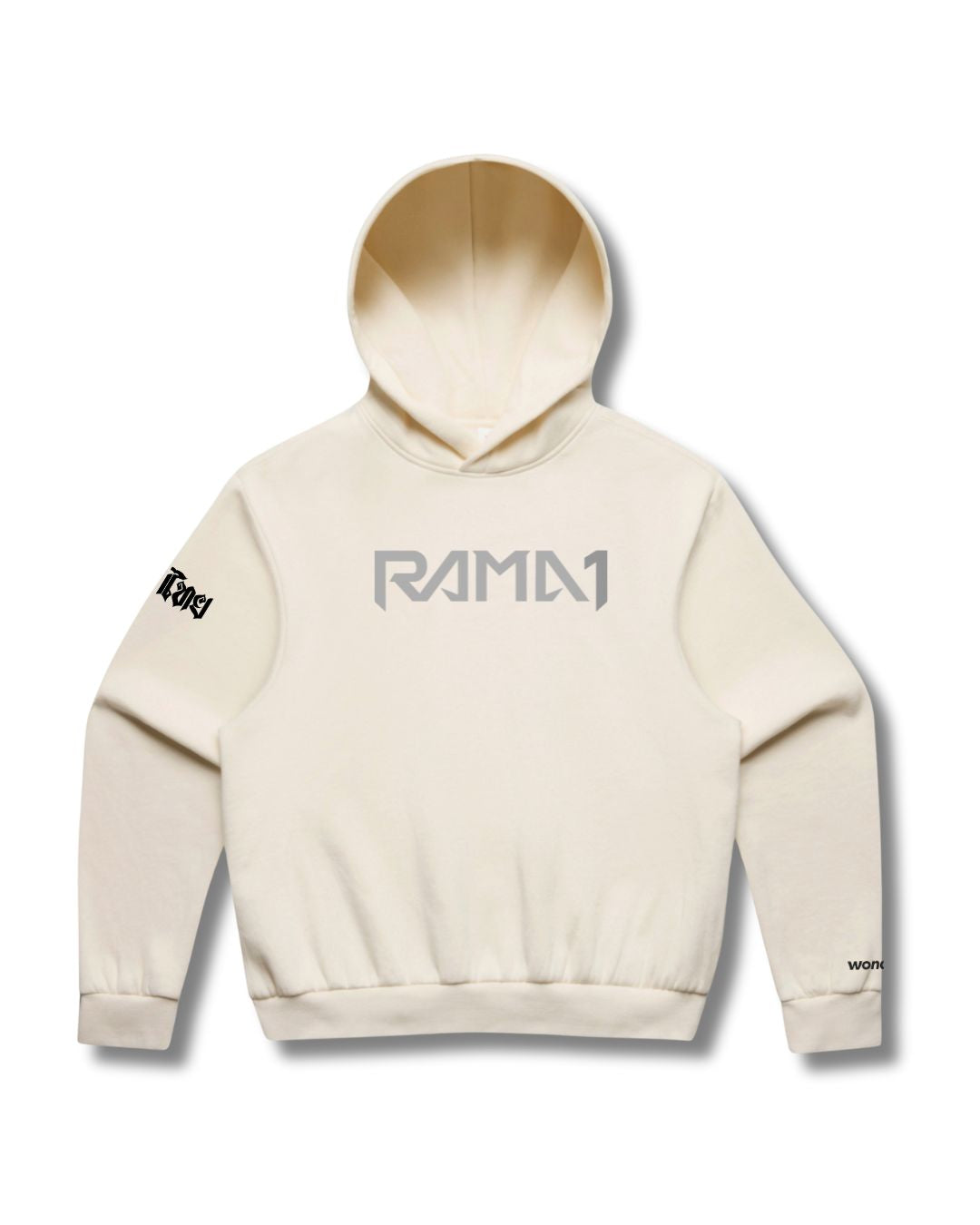 Rama1 Box Fit Hoodie – Greyscale Series