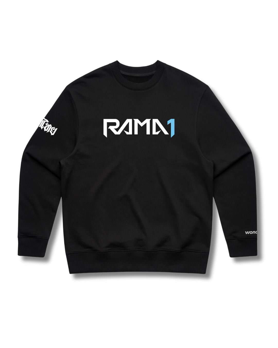 Rama1 Relax Crew – Greyscale / Blue Stripe Edition