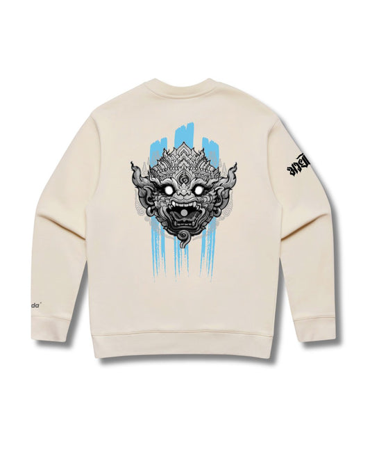 Rama1 Relax Crew – Greyscale / Blue Stripe Edition