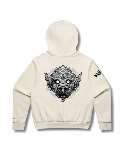 Rama1 Box Fit Hoodie – Greyscale Series