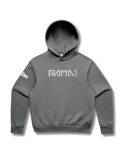 Rama1 Box Fit Hoodie – Greyscale Series