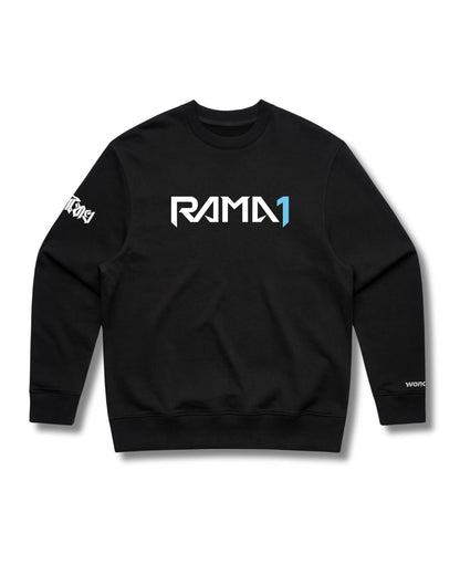 Rama1 Relax Crew – Greyscale / Blue Stripe Edition