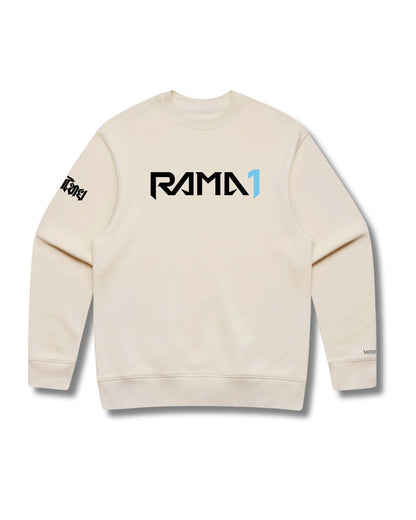 Rama1 Relax Crew – Greyscale / Blue Stripe Edition