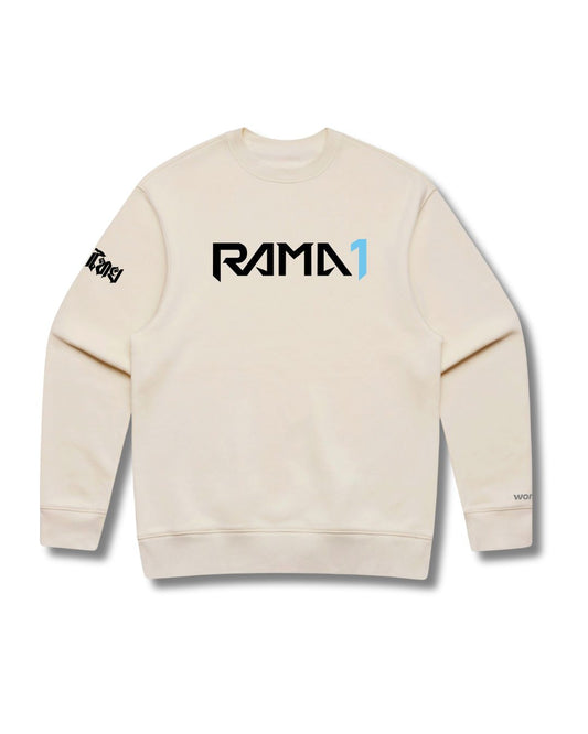 Rama1 Relax Crew – Greyscale / Blue Stripe Edition