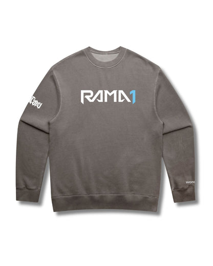 Rama1 Relax Crew – Greyscale / Blue Stripe Edition