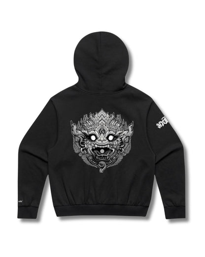 Rama1 Box Fit Hoodie – Greyscale Series